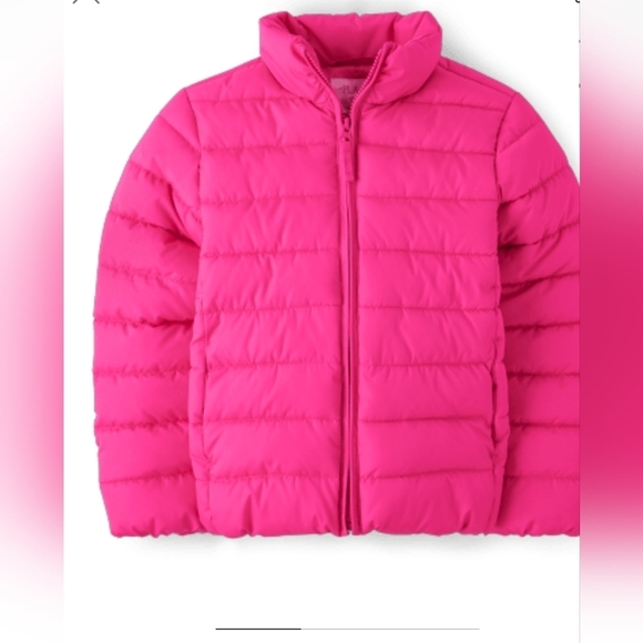 The Children's Place Other - NWT Children’s Place Girls Puffer Jacket | Size 14 (XL) | Neon Pink Lightweight